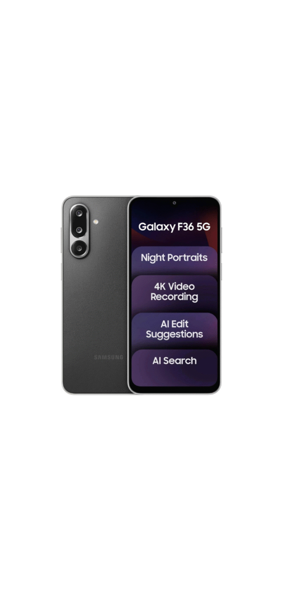 Samsung Galaxy F36 5G (Black, 128 GB)  (6 GB RAM) - Image 2